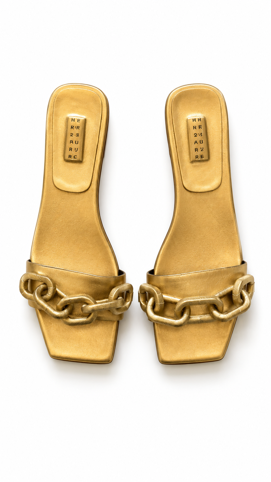 Gold Chain Sandals