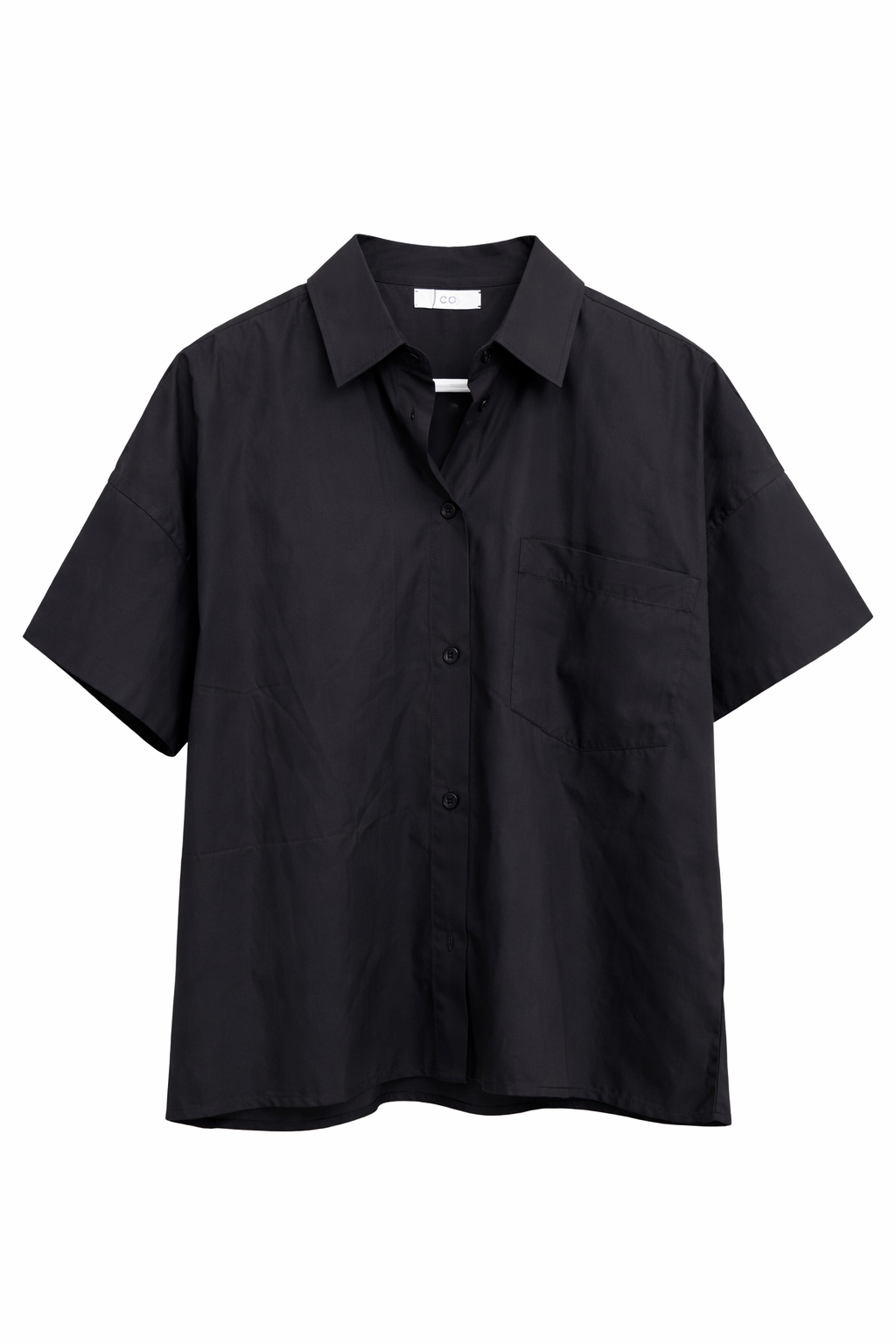 Black Short Sleeve Top