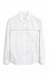 White Shirt with Zip