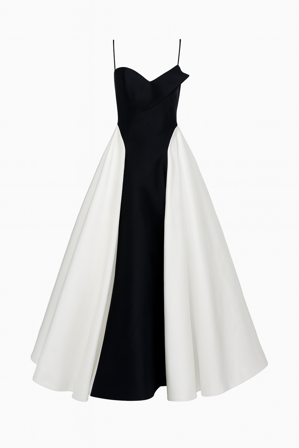 Black and White Ballgown