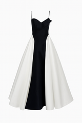Black and White Ballgown