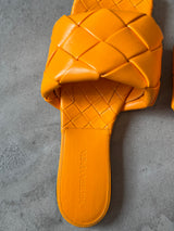 Orange woven slide