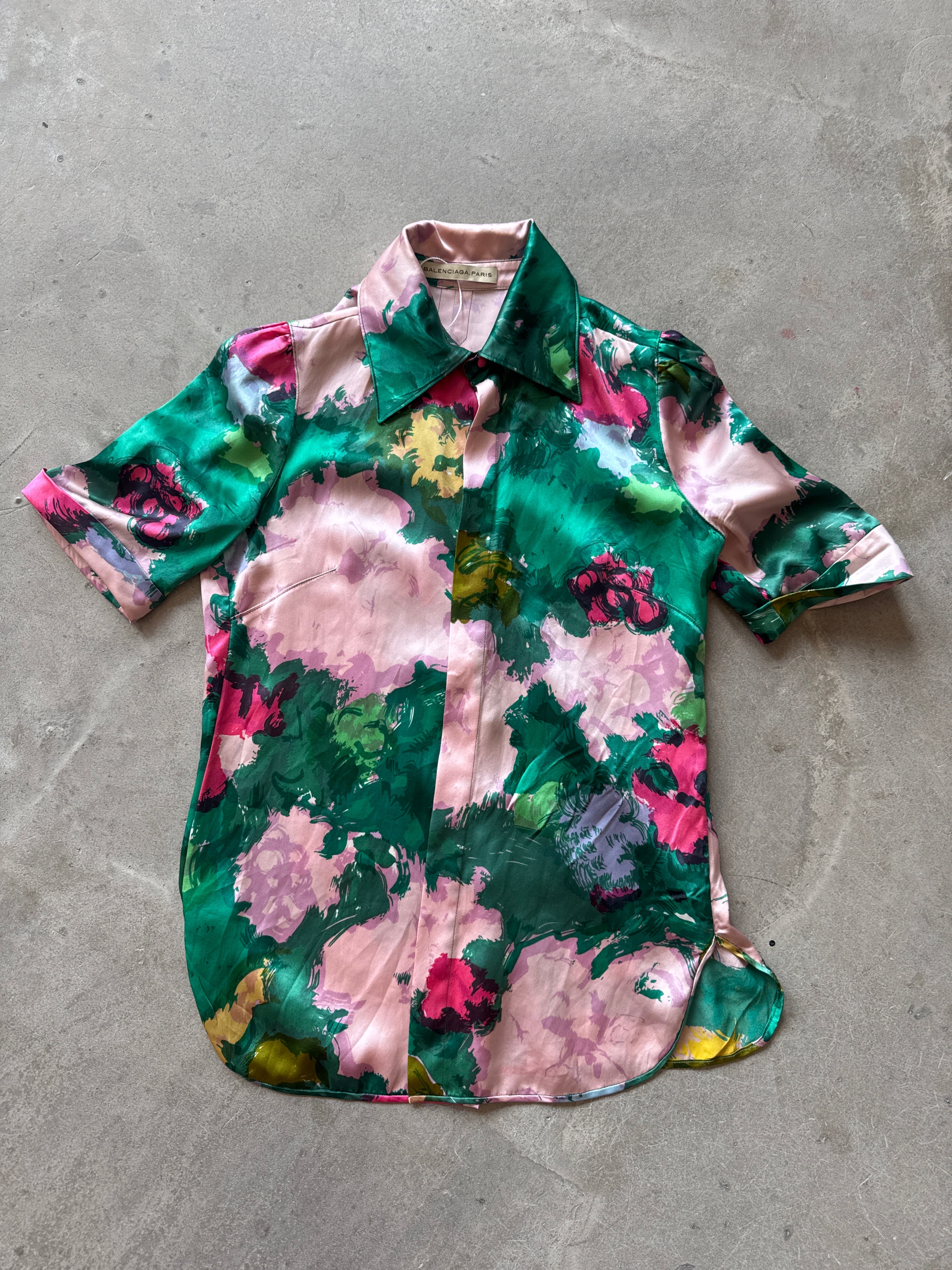 Silk Floral Blouse