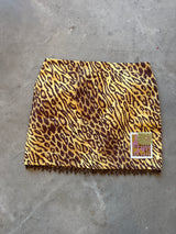 Leopard Mini Skirt with beads