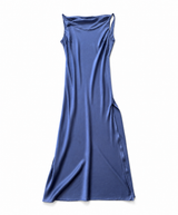 Periwinkle Silk Gown
