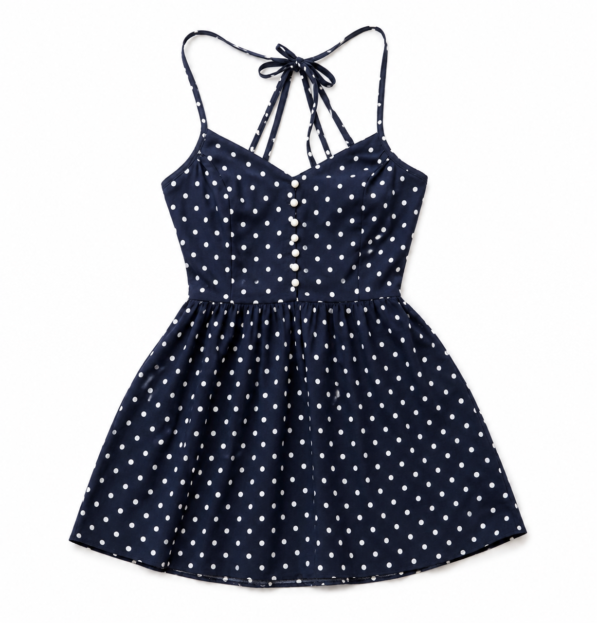 Vintage Polkadot Mini Dress