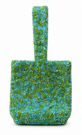 Beaded Green Small Bag