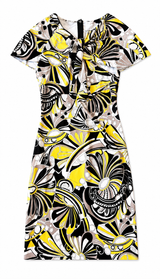 Coperni Abstract Print Mini Dress