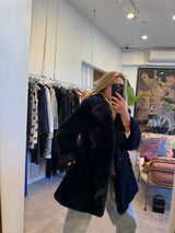 Sofia Loves Faux Fur Pea Coat