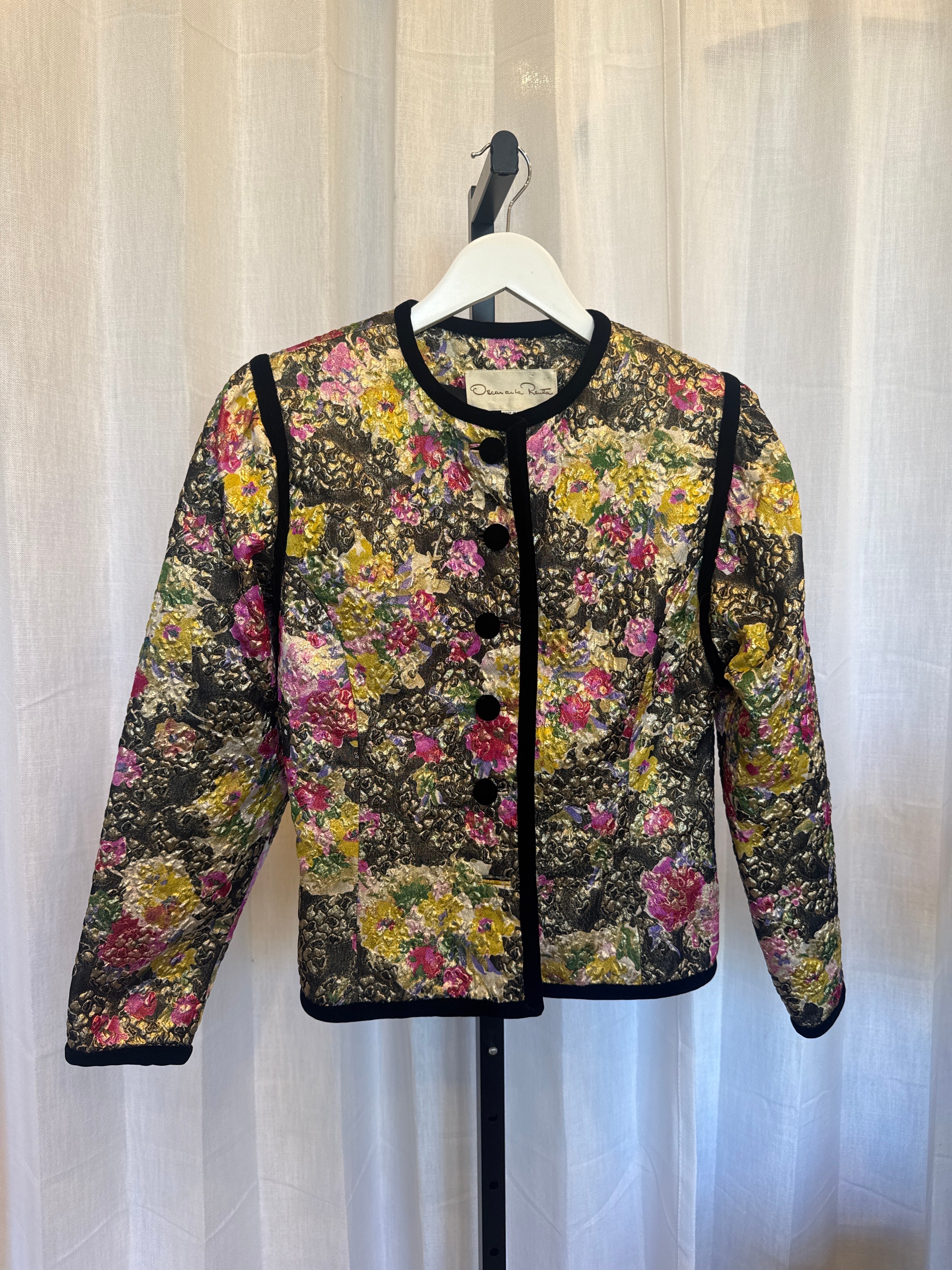 Metallic Brocade Vintage 80’s Jacket