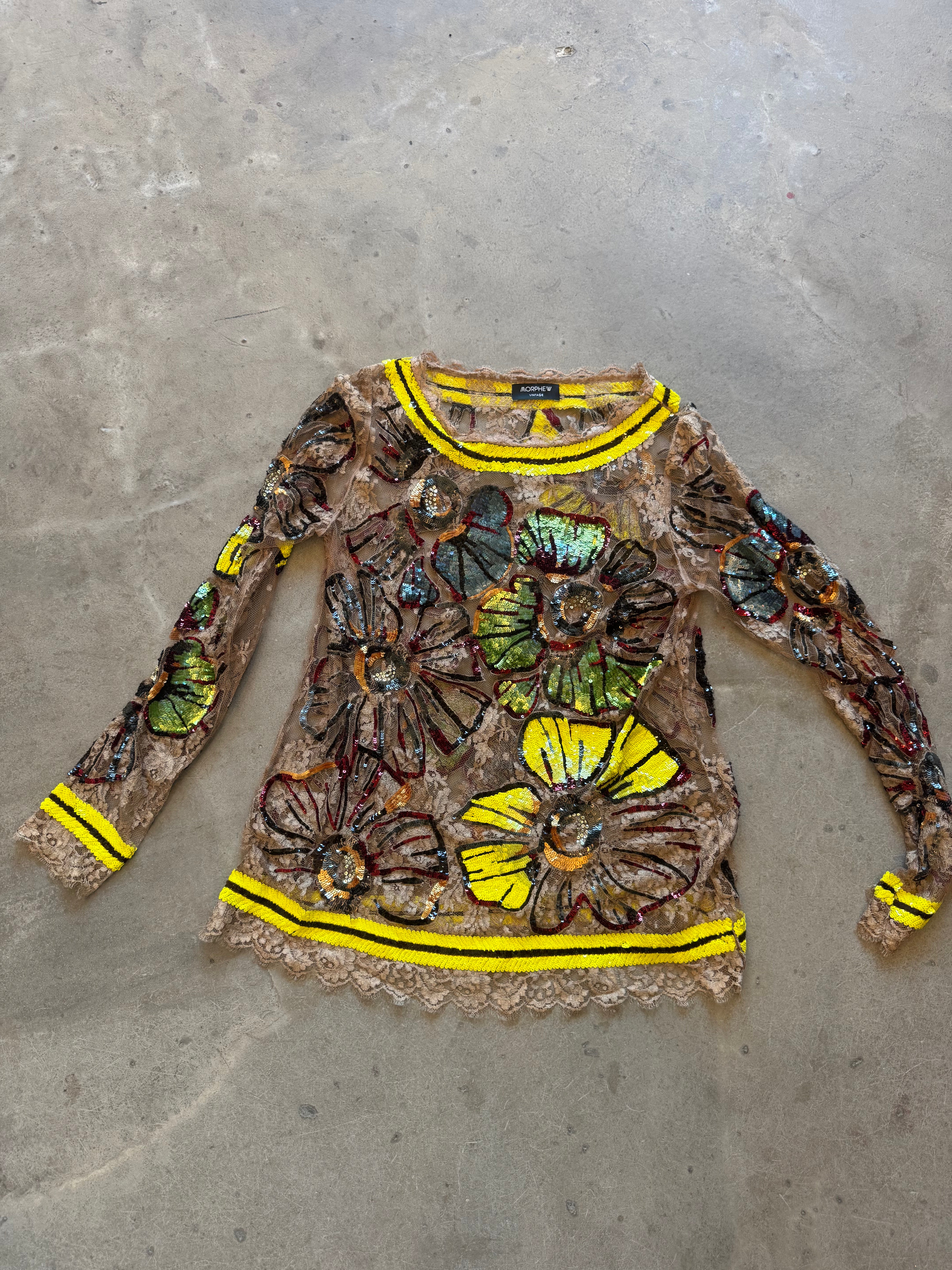Floral Embellished Top