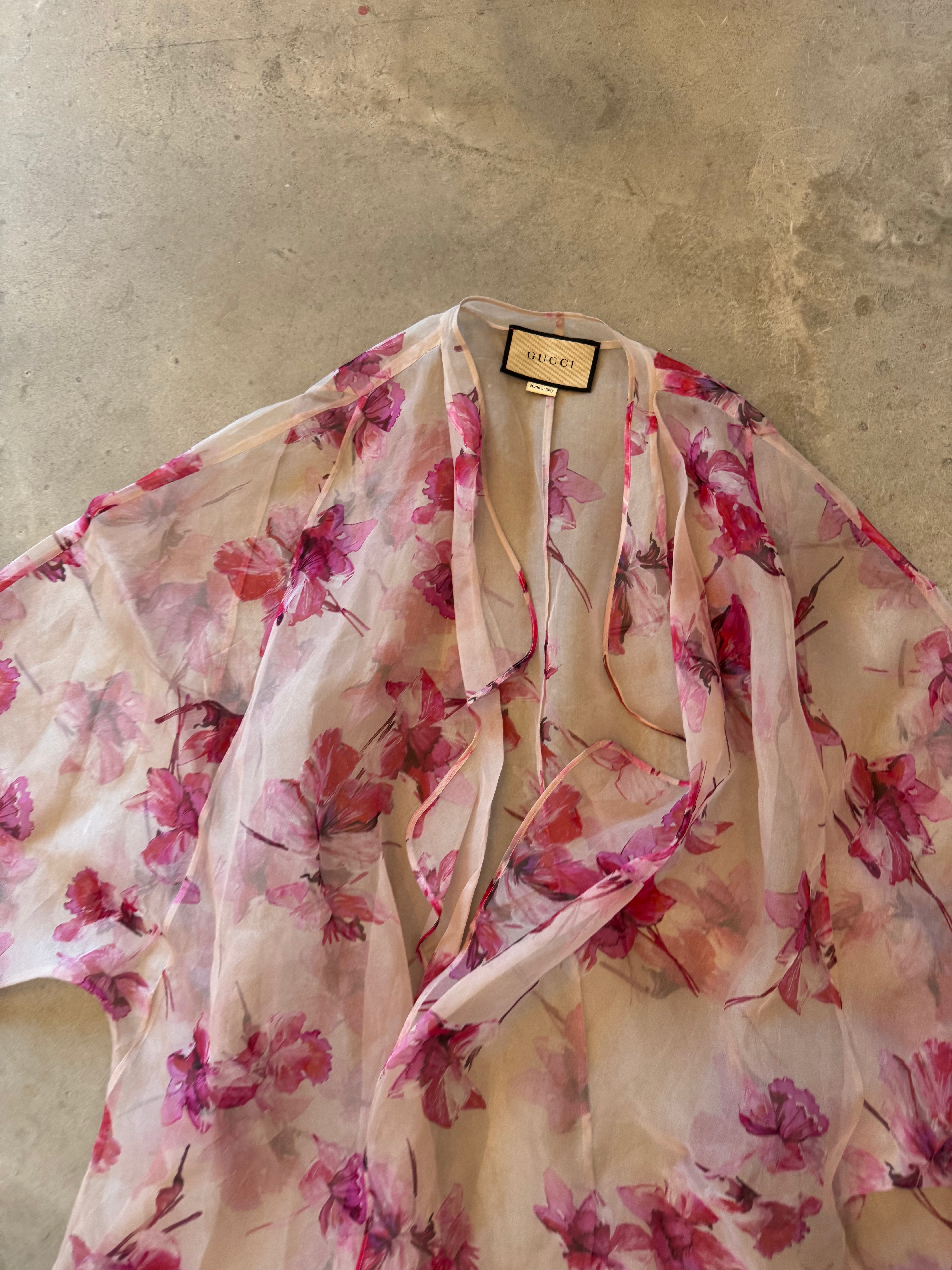 Chiffon Floral Jacket