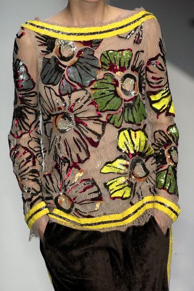Floral Embellished Top