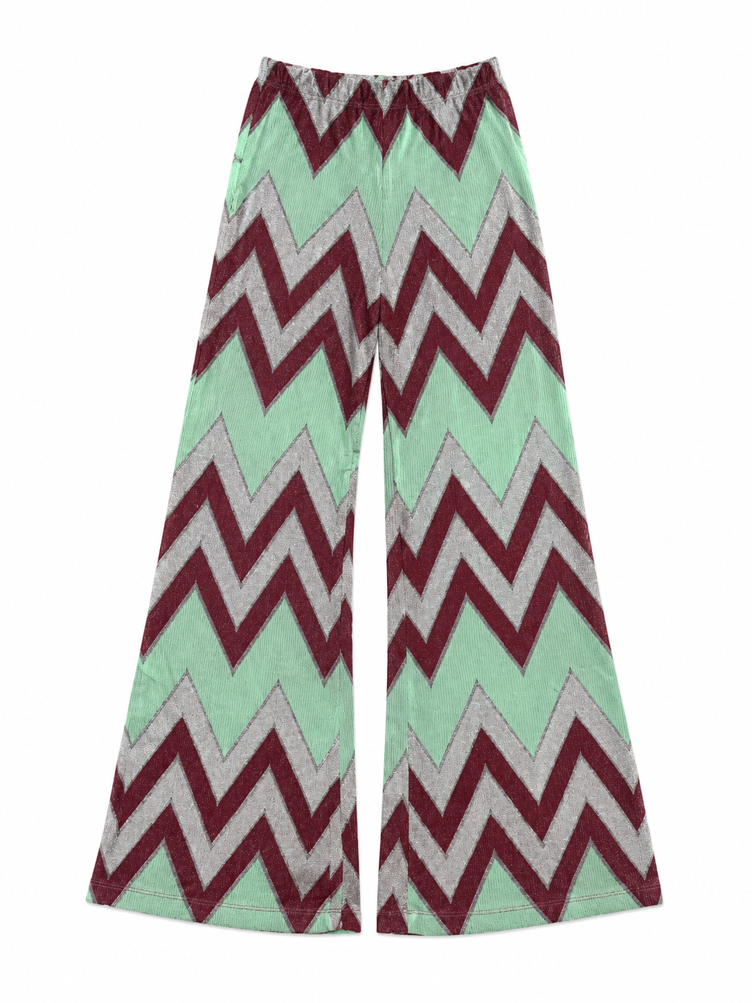 Zig Zag Flare Pants