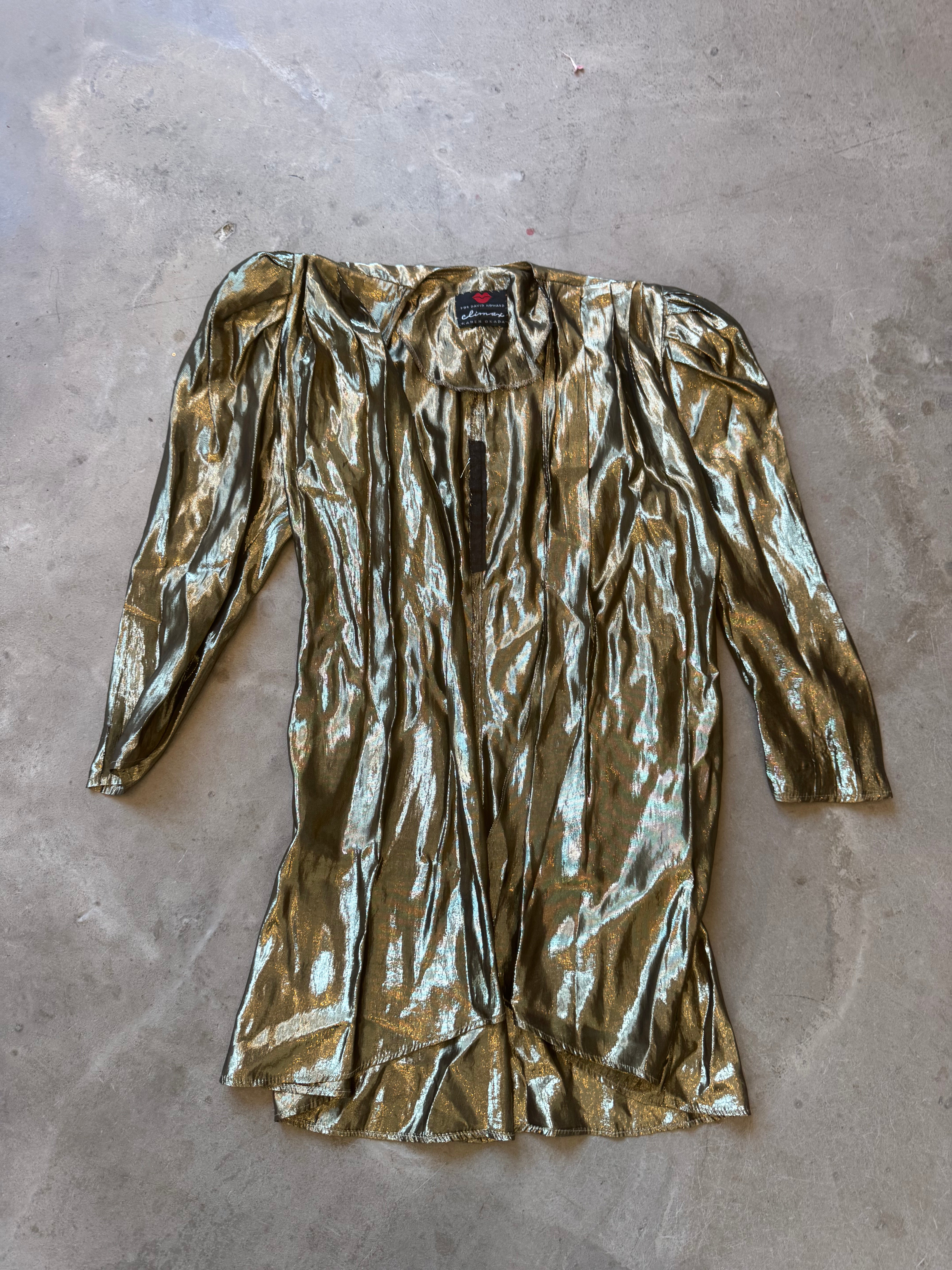 Metallic Gold jacket/top