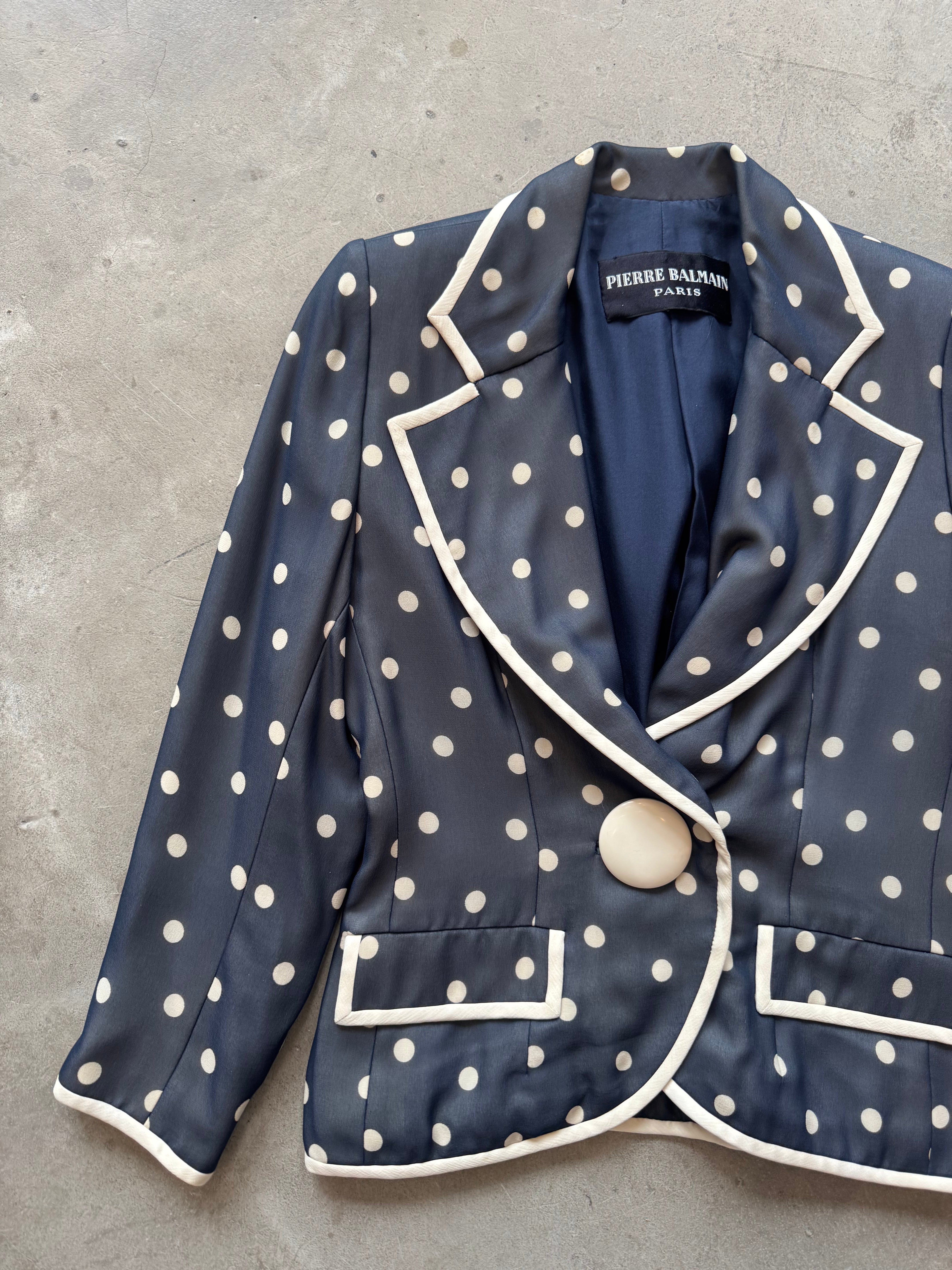 Vintage Polka Dot Jacket