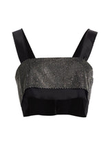 Sequins Crop Top