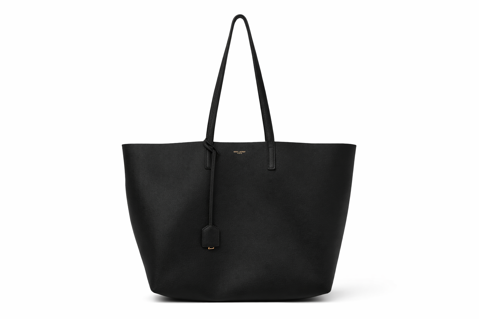 Shopping Large Leather Tote - Dark Green