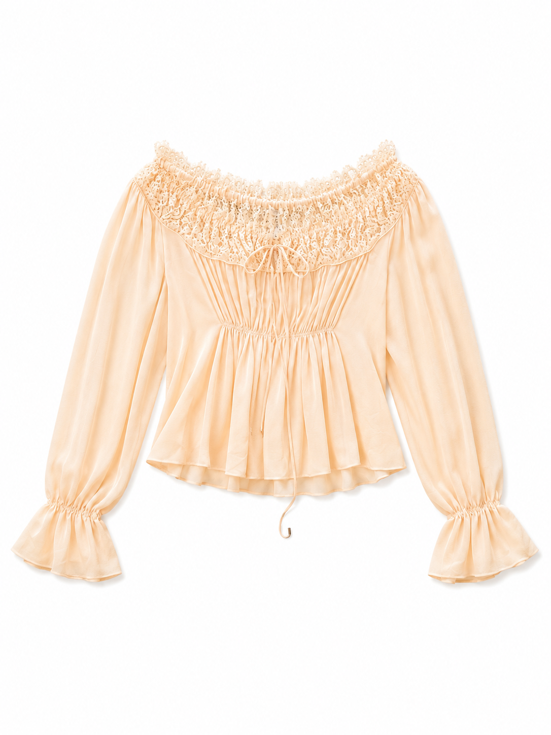 Lace and Silk Blouse