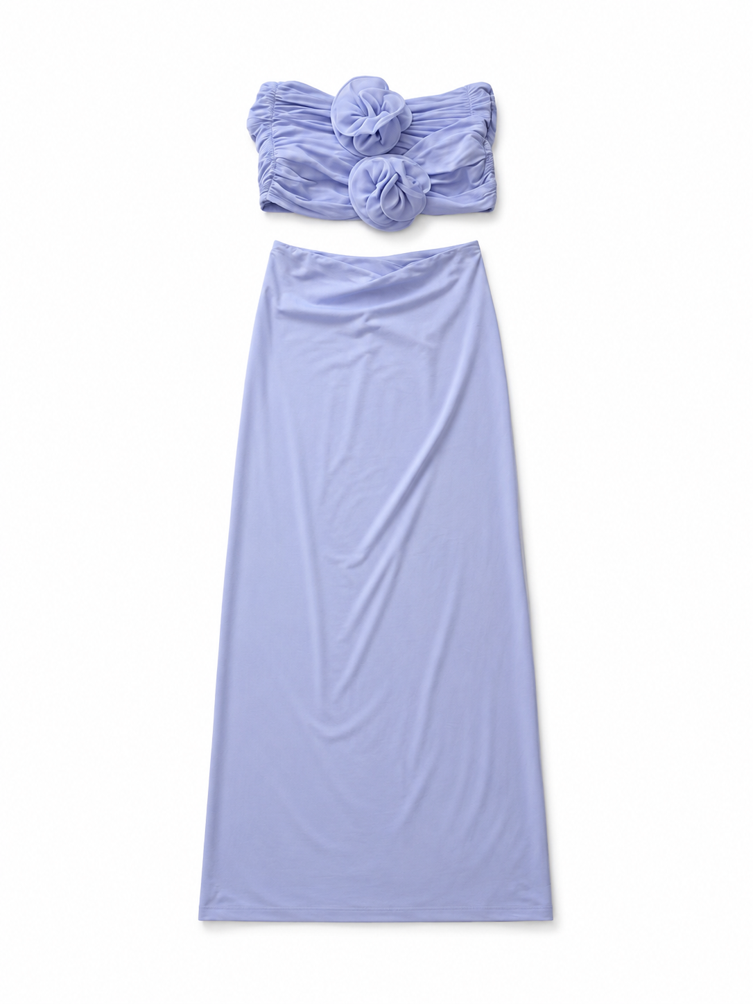 Dusty Blue skirt and Top set