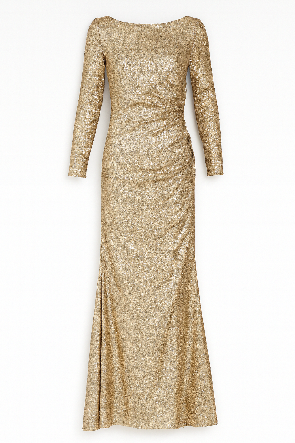 Gold Sequin Dress