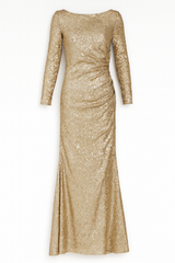 Gold Sequin Dress