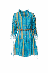 Plaid Button Down Mini Dress