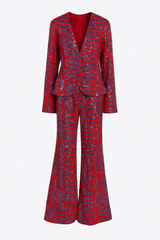 Custom Pant and Jacket Sequins Set