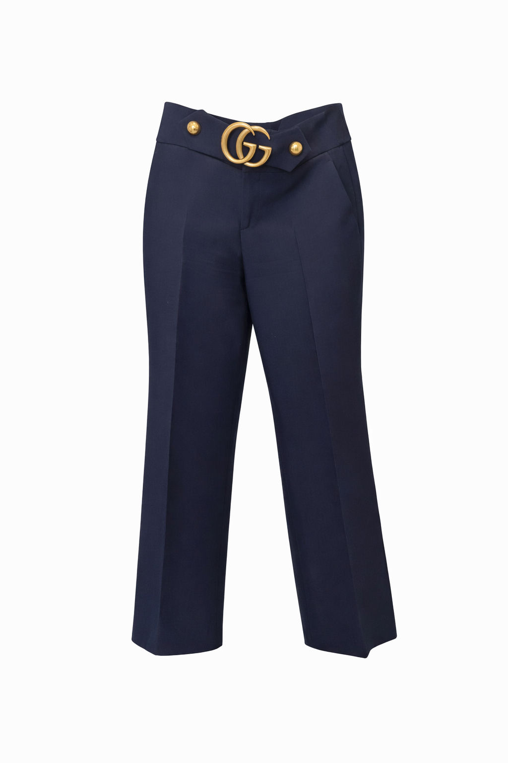 Pants with GG Buckle