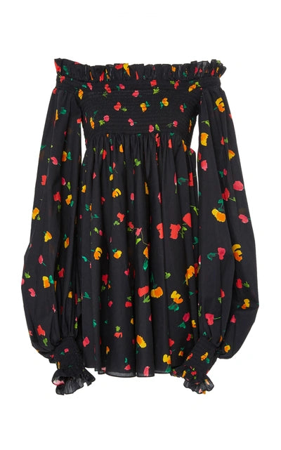 Mini Floral Ruffle Dress