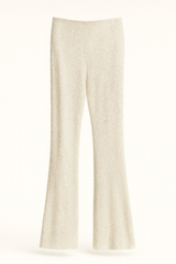 Beaded White Pants