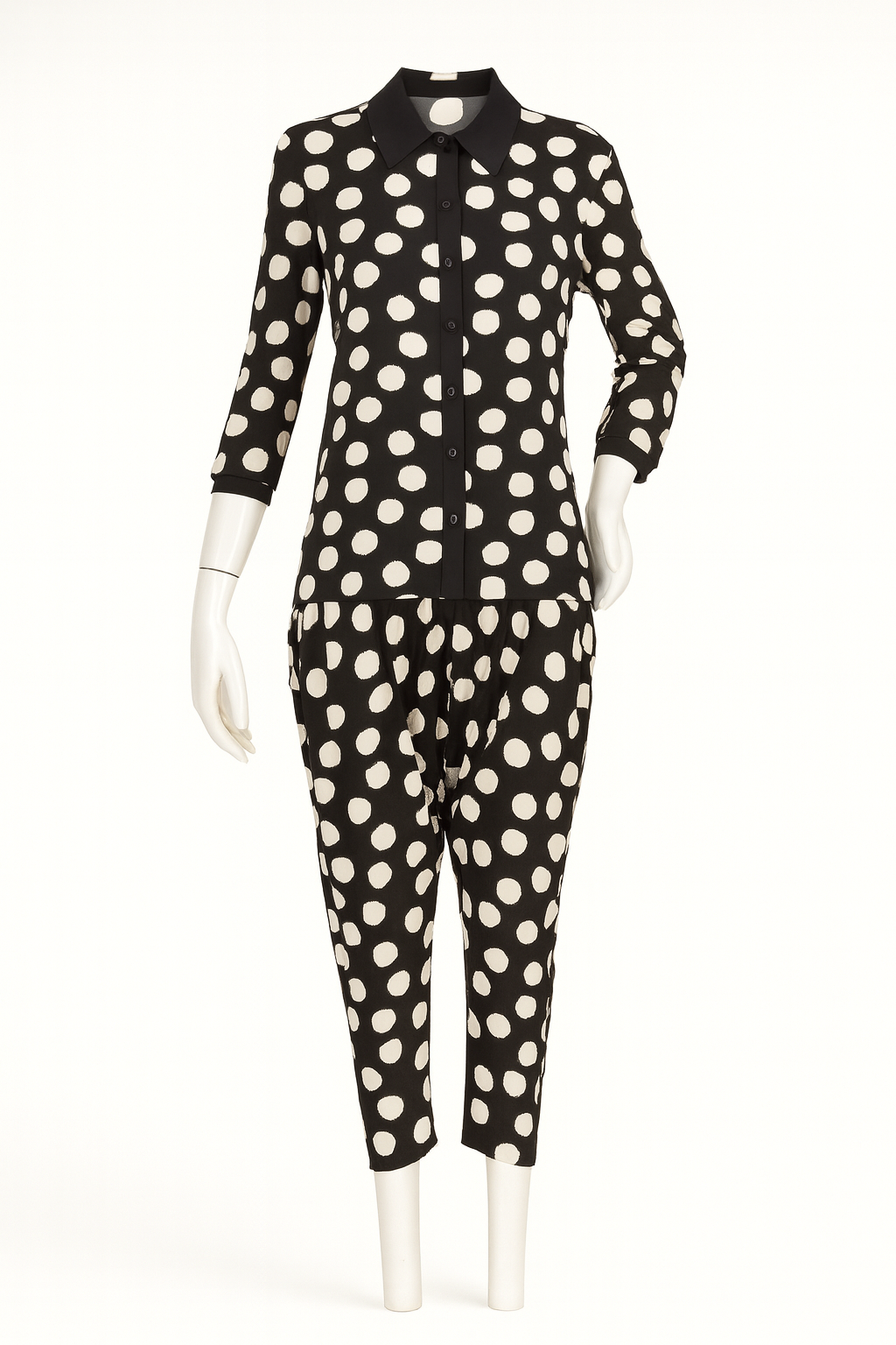 Two Piece Polka Dot Set