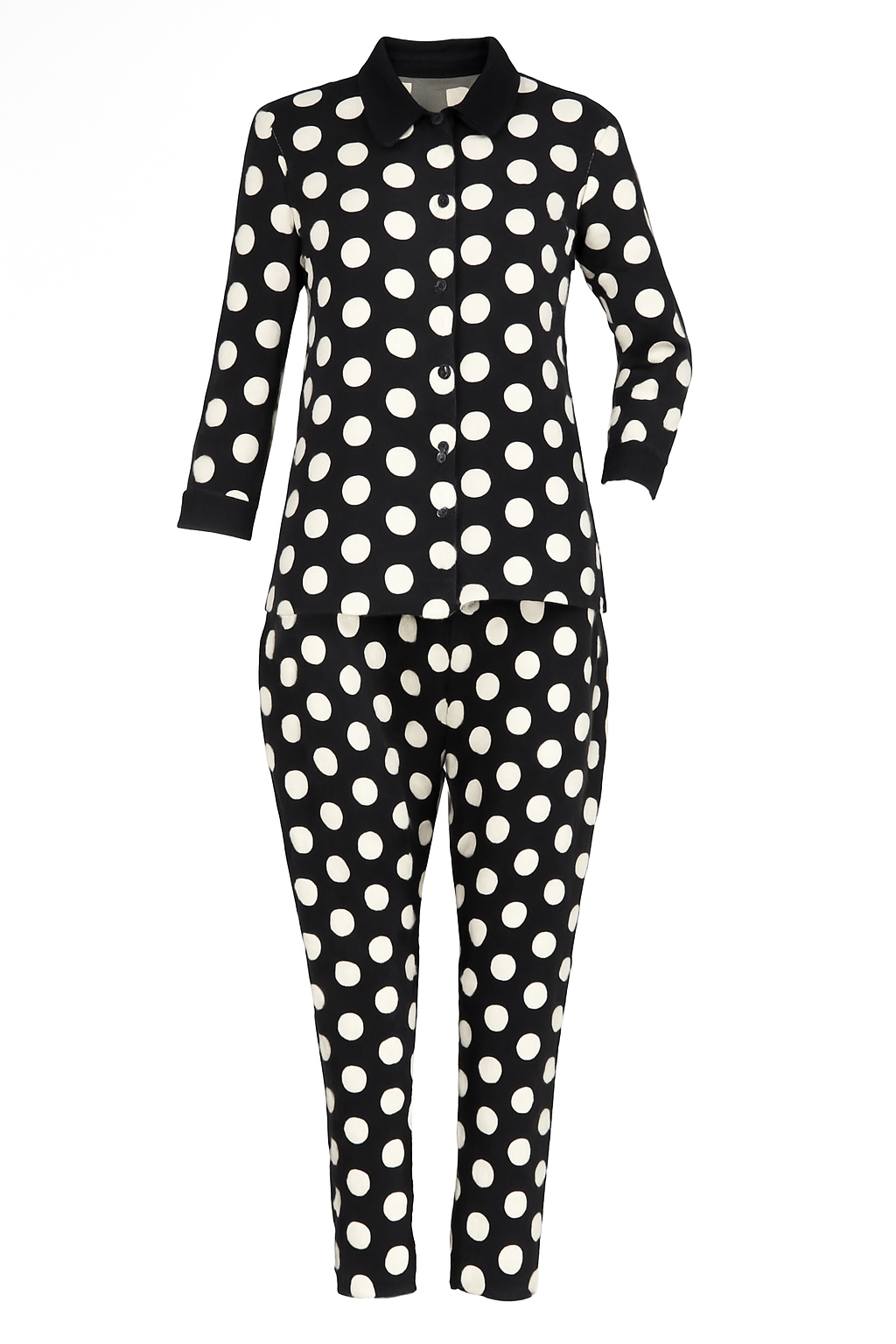 Two Piece Polka Dot Set