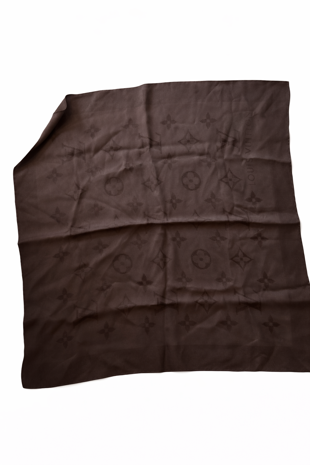 Silk Monogram Scarf