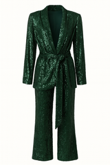 Green Sparkle Suit