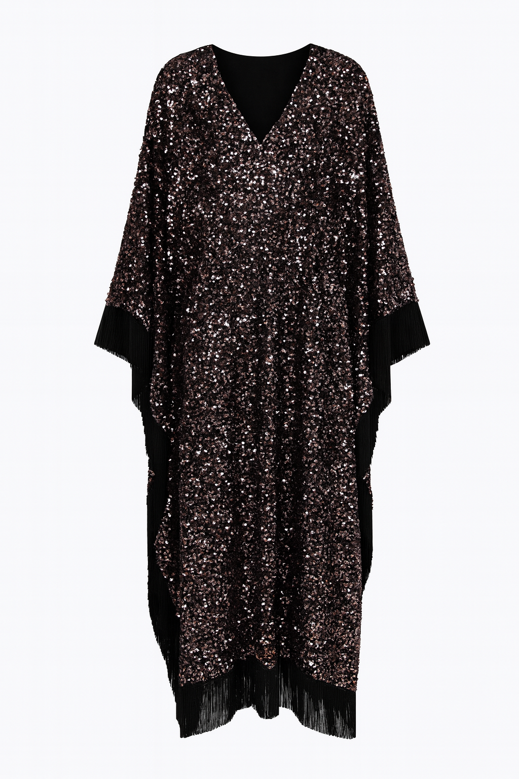 Glitter Kaftan with Fringe