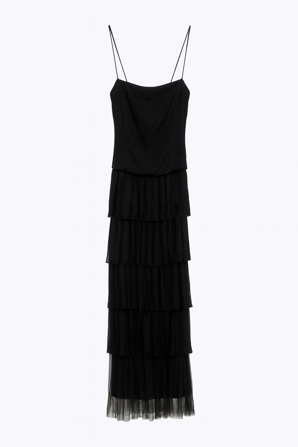 Black Tiered Dress