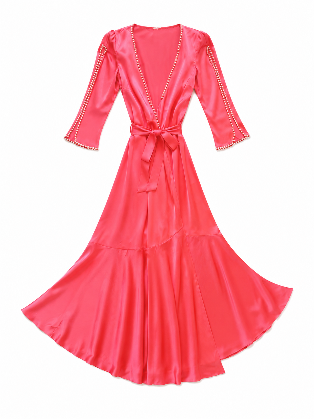 Pink Wrap Dress