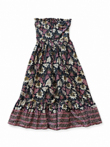 Blue Purple Floral Dress