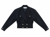 Black Cropped Vintage Jacket