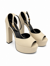 White Platform Heels