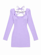 Lavender Mini Dress