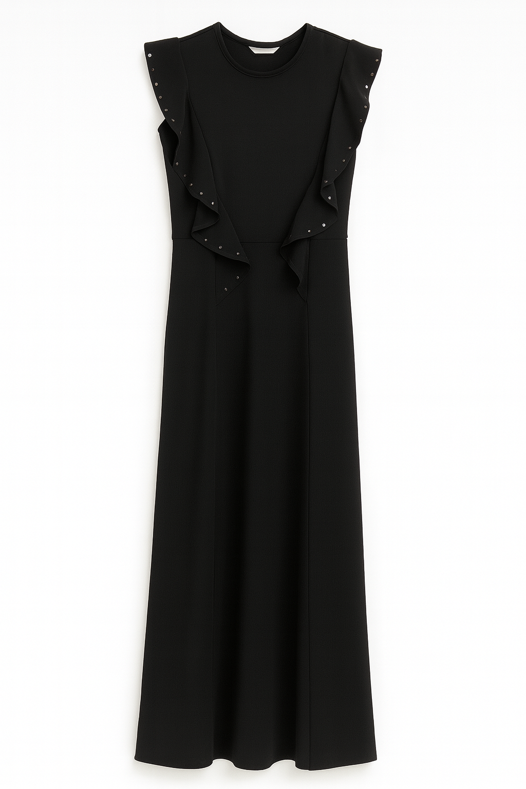 Black Ruffle Jumpsuit