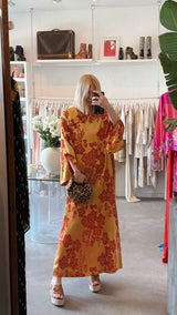 Vintage Mandarine Rope-Dress