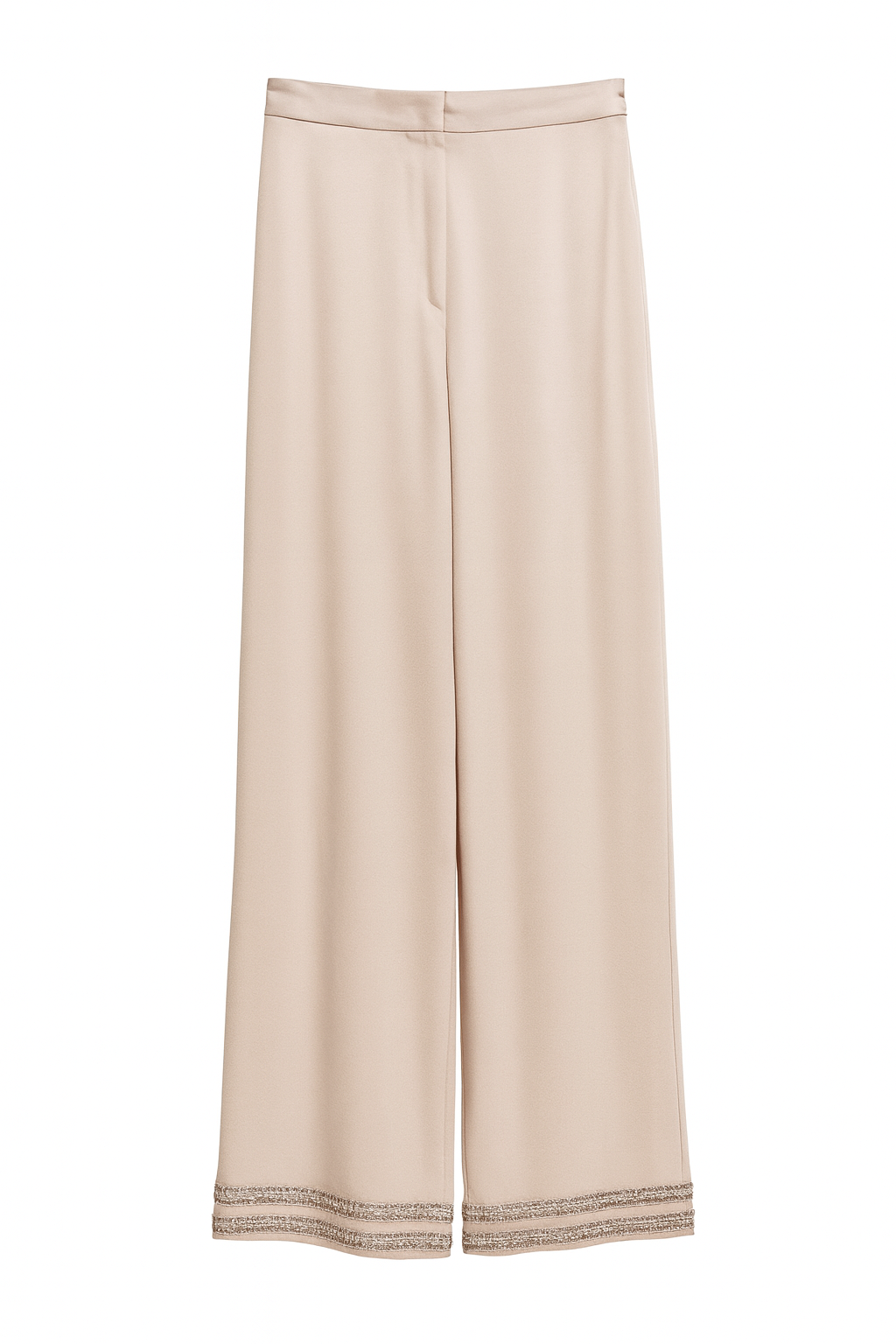 Baby Pink trousers with Sequins trim