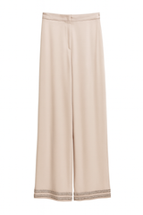 Baby Pink trousers with Sequins trim
