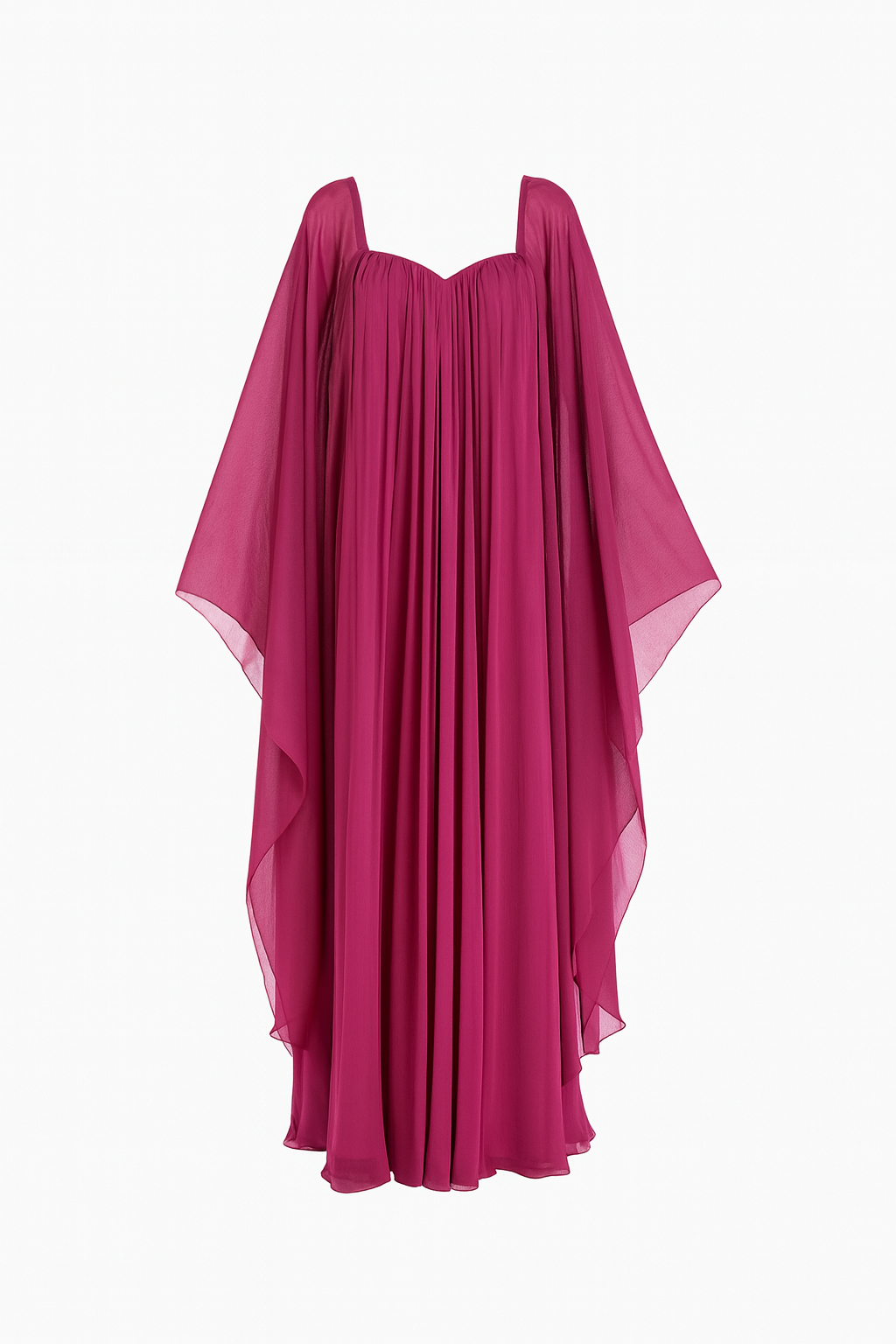 Pink Bustier Chiffon Dress