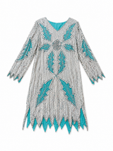Blue & Silver Dress