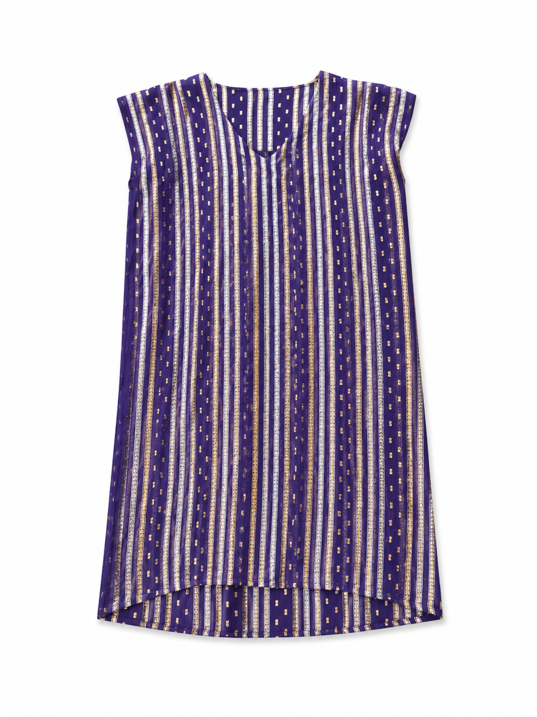 Purple Chiffon Kaftan