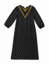 Black & Gold Kaftan